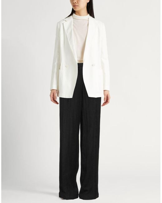 N°21 Black Pants Linen, Polyamide