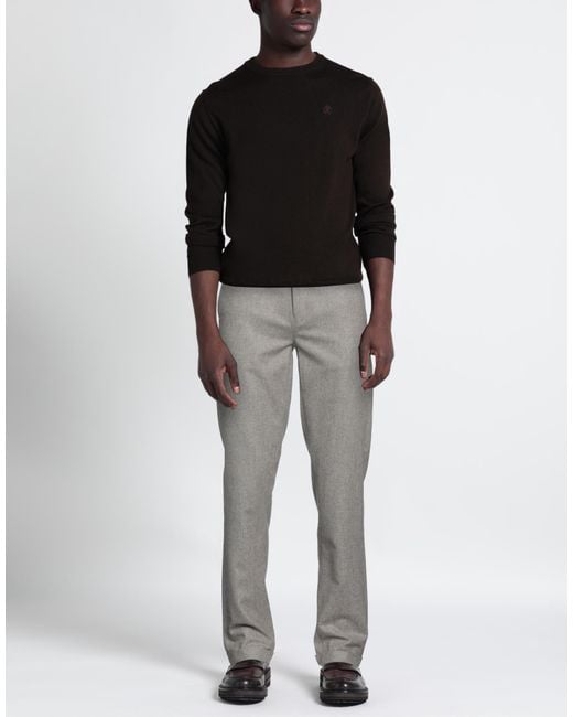 Tramarossa Gray Pants Wool for men