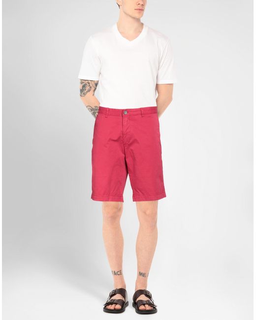 Jeckerson Red Shorts & Bermuda Shorts for men