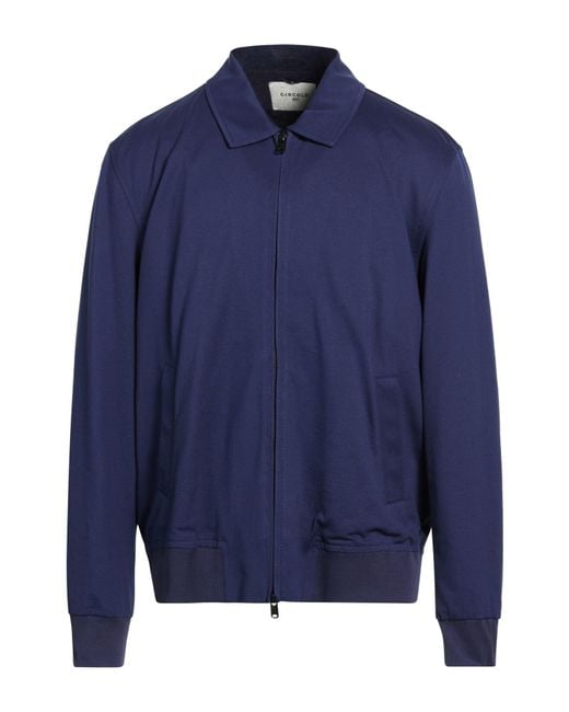 Circolo 1901 Blue Jacket Cotton, Elastane for men