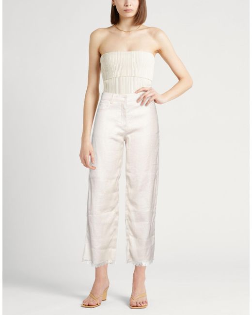 Max Mara White Trouser