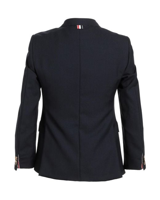 Thom Browne Blue Midnight Blazer Wool for men