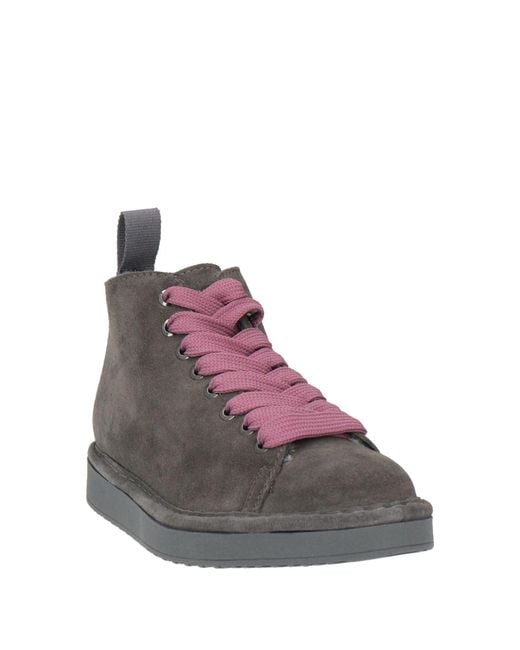 Pànchic Brown Charcoal Sneakers Leather