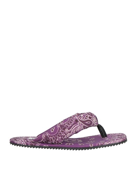 The Attico Women's Purple Thong Sandal