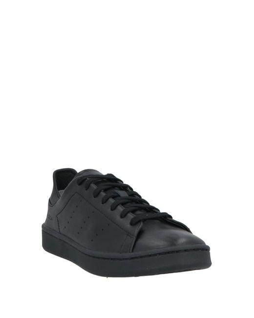 Y-3 Black Sneakers Leather for men