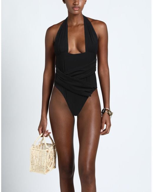 Nensi Dojaka Black One-piece Swimsuit