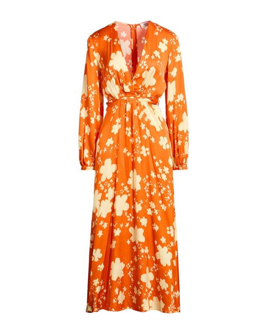 Ottod'Ame Orange Midi Dresses