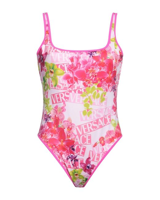Versace Pink One-piece Swimsuit