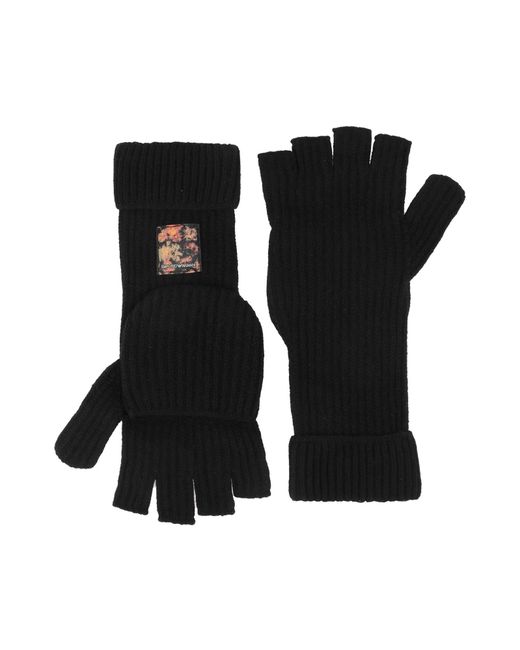 Emporio Armani Black Gloves for men