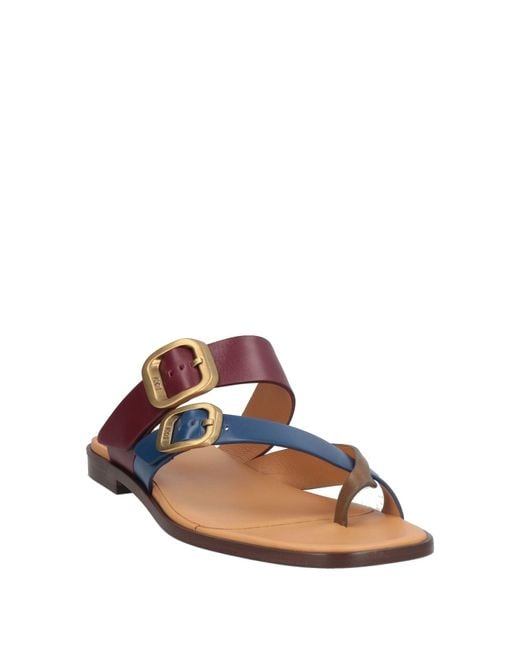 Tod's Red Thong Sandals