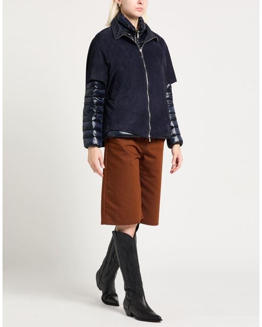 Moorer Blue Midnight Jacket Polyamide