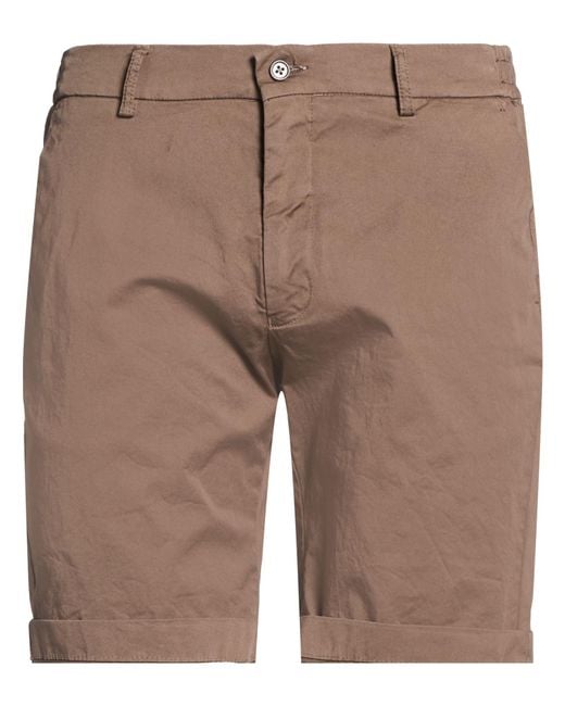 Berwich Brown Shorts & Bermuda Shorts Cotton, Elastane for men