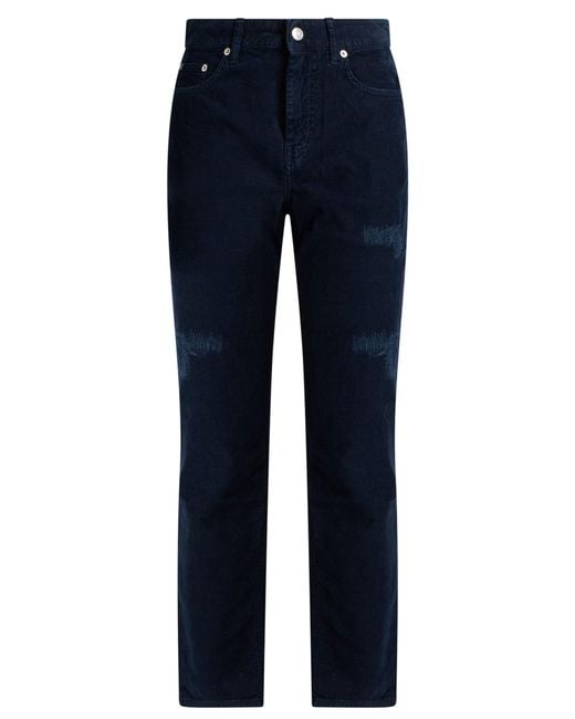 Department 5 Blue Pants Cotton, Elastane