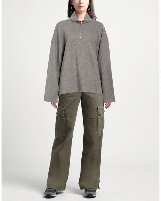 PANGAIA Gray Sweater Recycled Wool, Wool