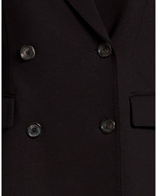 ERMANNO FIRENZE Black Blazer Viscose, Polyamide, Elastane