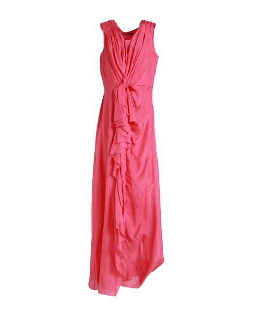 Alberta Ferretti Pink Maxi Dress