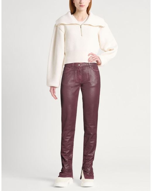 Laneus Purple Jeans Cotton, Elastane