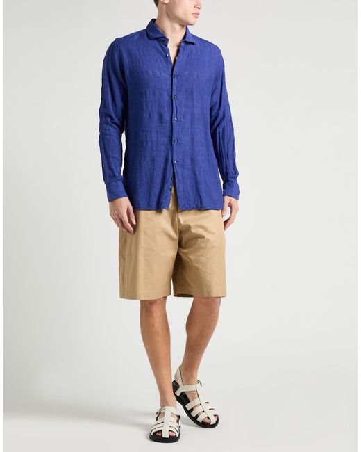 Camicia di CALIBAN 820 in Blue da Uomo