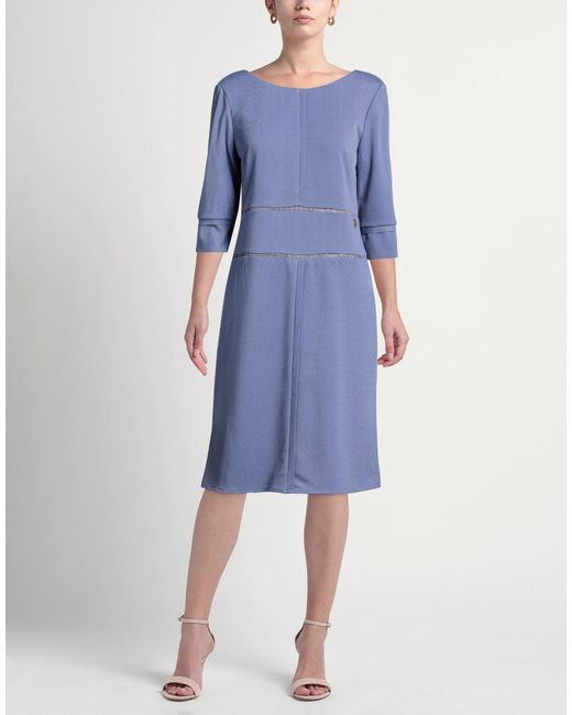 LUCKYLU Milano Blue Mini Dresses