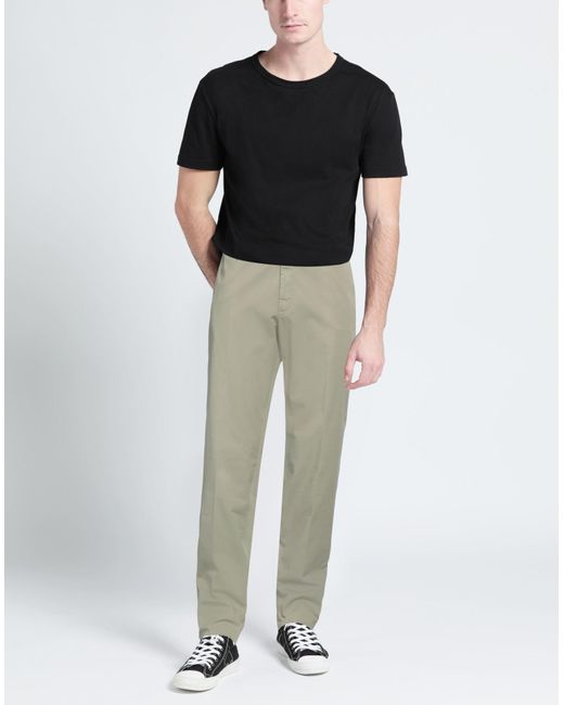 Incotex Gray Pants Cotton, Elastane for men