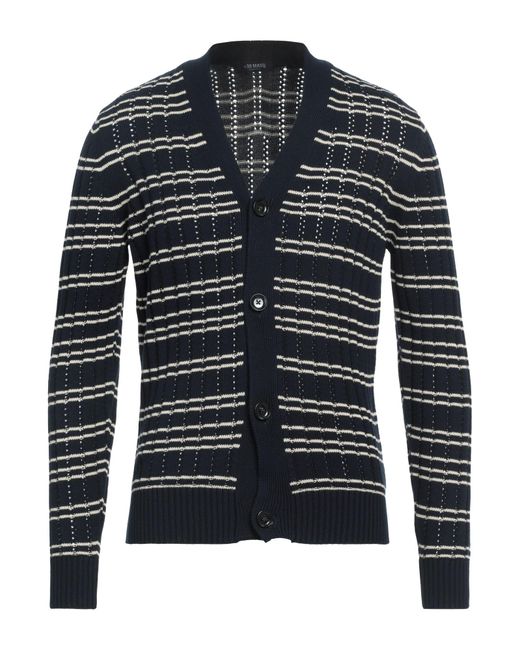 +39 Masq Blue Cardigan Organic Cotton for men
