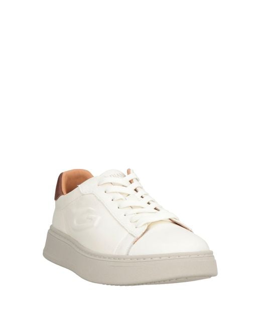Alberto Guardiani White Trainers for men