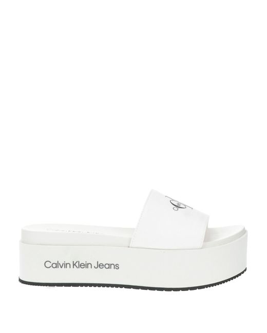 Sandalias Calvin Klein de color White