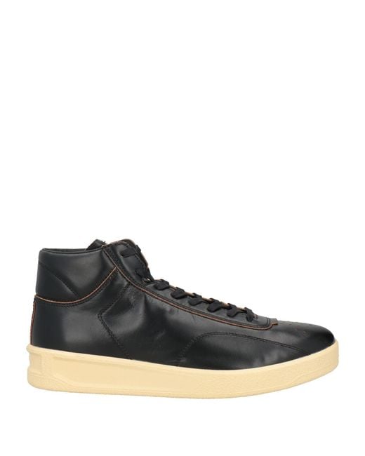 Jil Sander Blue Sneakers Calfskin for men