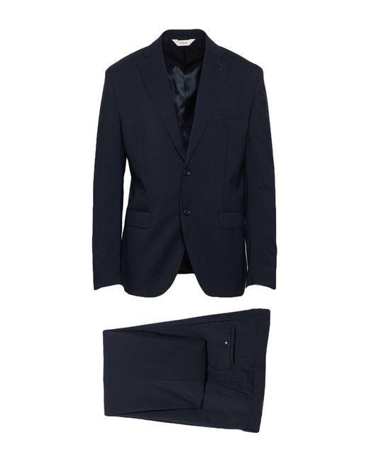 Paoloni Blue Suits for men