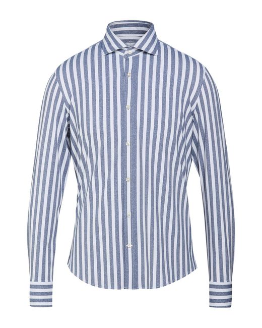Paul & Shark Blue Midnight Shirt Nylon, Elastane for men