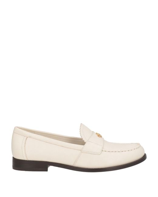 Tory Burch White Mokassin
