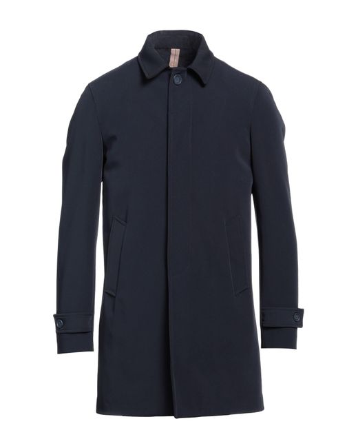 Squad² Blue Overcoat & Trench Coat for men