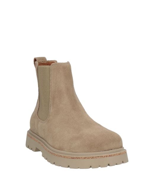 Birkenstock Natural Ankle Boots Leather