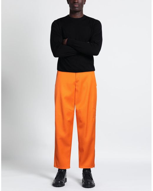 Lanvin Orange Trouser for men