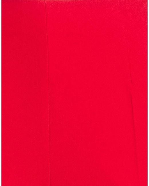 Alberta Ferretti Red Pants Viscose, Acetate, Elastane