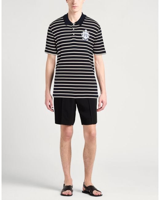 Balmain Blue Polo Shirt for men