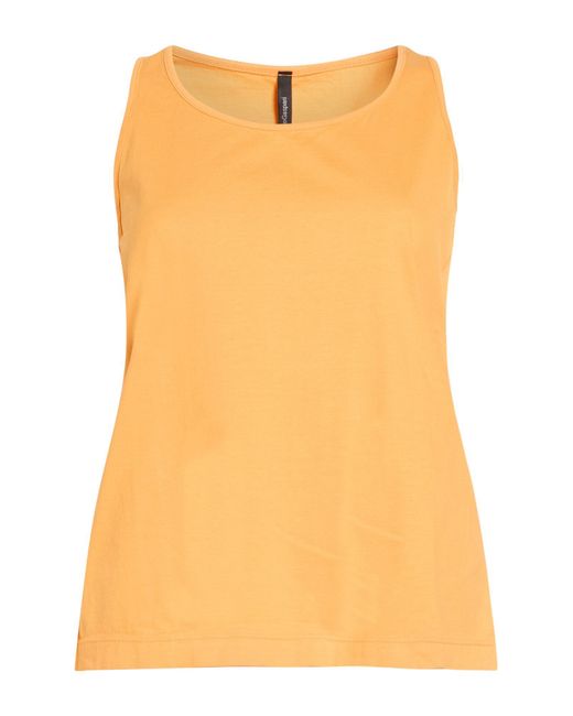 Pierantonio Gaspari Yellow Tank Top Cotton