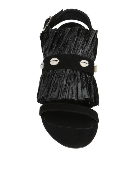 JEAN-MICHEL CAZABAT Black Sandals