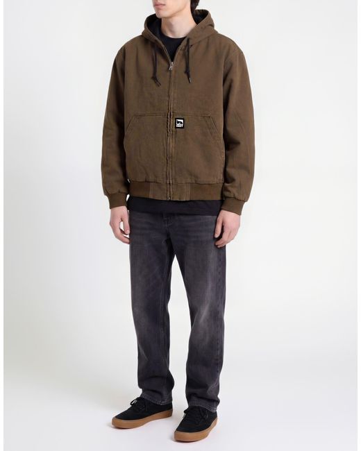 Obey Brown Jacket for men