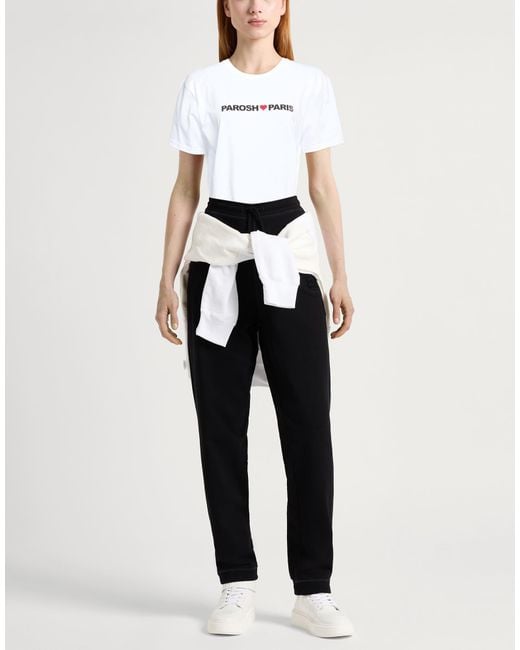 P.A.R.O.S.H. White T-Shirt Cotton