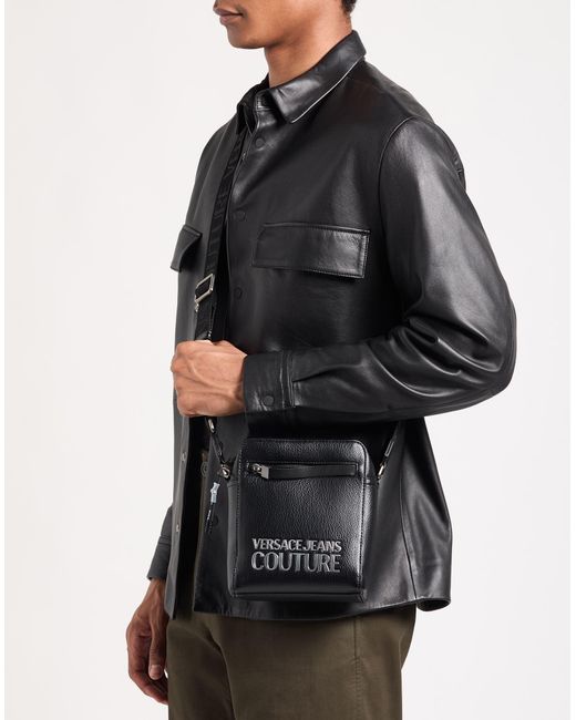 Versace Jeans Couture Cross body Bag in Black for Men Lyst UK