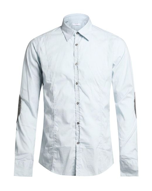 Aglini Blue Sky Shirt Cotton, Polyamide, Elastane for men