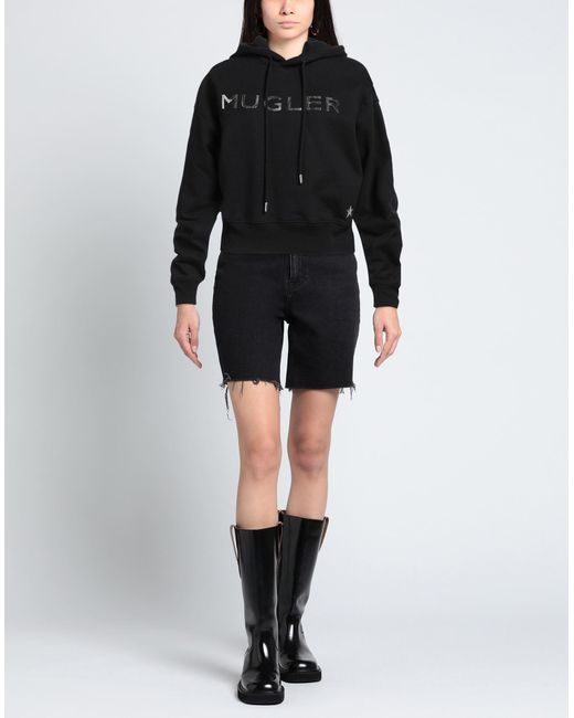 Mugler Black Sweatshirt