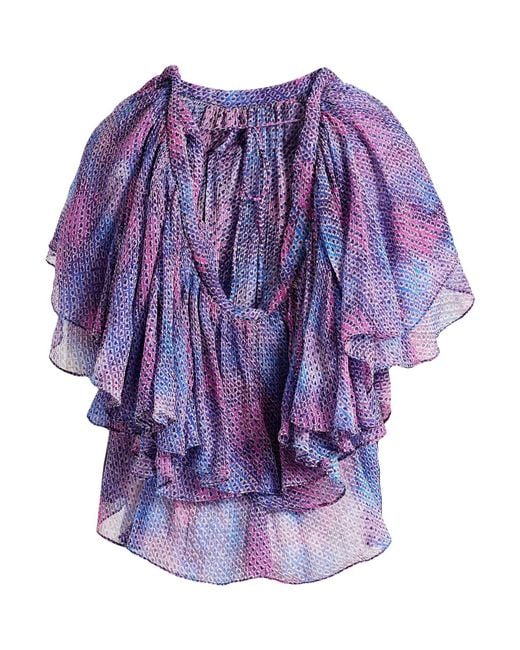 Isabel Marant Purple Top