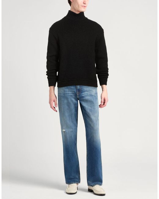 Tom Ford Black Turtleneck Alpaca Wool, Polyamide, Wool for men