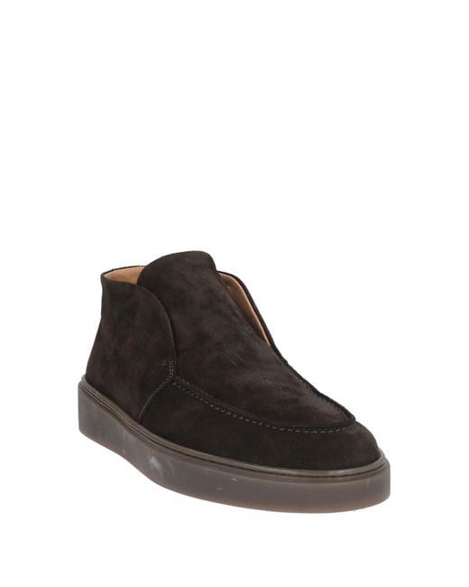 Fabiano Ricci Brown Ankle Boots Leather for men