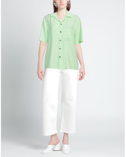 Nanushka Green Shirt Modal, Polyester