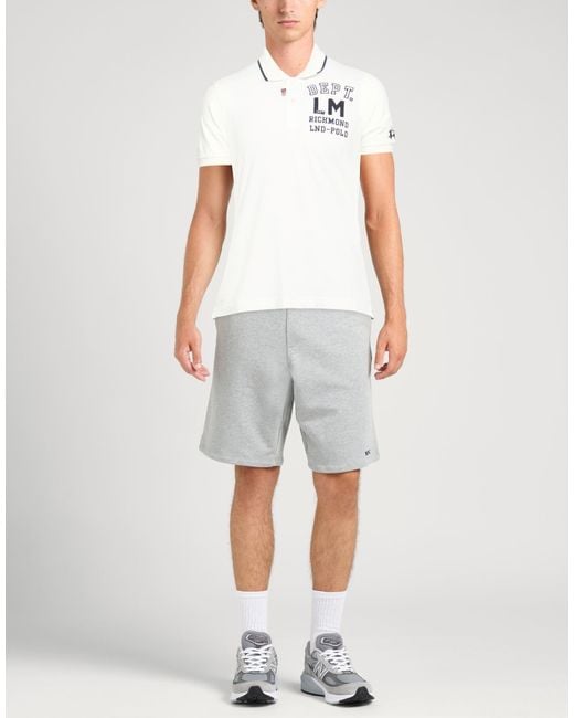 La Martina White Polo Shirt Cotton for men