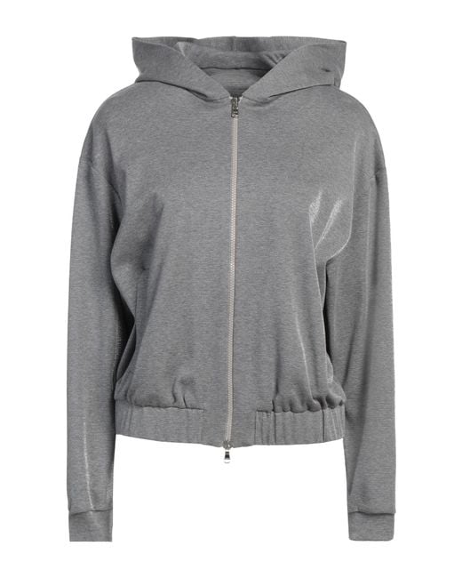 Barba Napoli Gray Sweatshirt Cotton, Elastomultiester