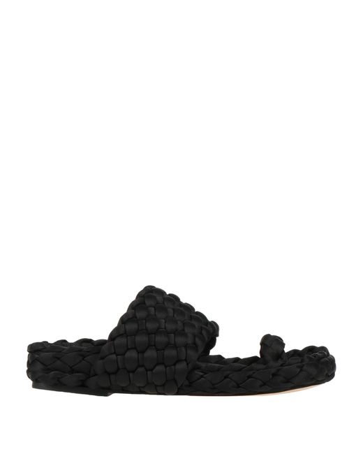 Paloma Barceló Black Thong Sandal